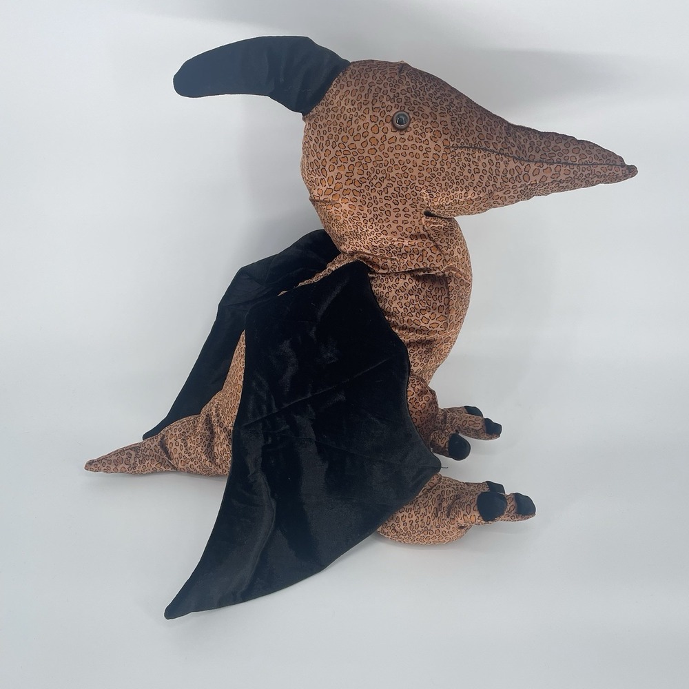 Plush Pterodactyl Prehistoric Dinosaur Bird JUMBO Dan Dee Stuffed Vintage